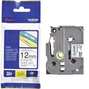 Brother TZe-241 + TZe-231 Labeltape Set van 2 stuks Tapekleur: Wit Tekstkleur: Zwart 12 mm, 18 mm 8 m Brother TZe-241 + TZe-231 Labeltape Set van 2 stuks Tapekleur: Wit Tekstkleur: Zwart 12 mm, 18 mm 8 m