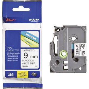 Brother TZe-221 + TZe-241 Labeltape Set van 2 stuks Tapekleur: Wit Tekstkleur: Zwart 9 mm, 18 mm 8 m Brother TZe-221 + TZe-241 Labeltape Set van 2 stuks Tapekleur: Wit Tekstkleur: Zwart 9 mm, 18 mm 8 m