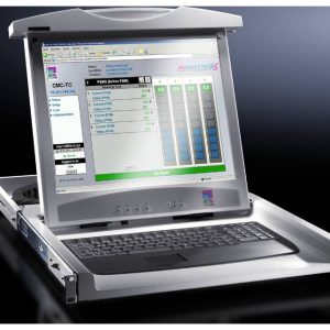 Rittal 9055.410 1 poort KVM-console VGA, DVI 1280 x 1024 Pixel