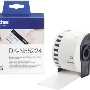 Brother Brother DKN55224 – Papier – Schwarz auf Weiß – Rolle (5,4 cm x 30,5 m) Rol met etiketten 54 mm x 30.48 m Papier Brother Brother DKN55224 – Papier – Schwarz auf Weiß – Rolle (5,4 cm x 30,5 m) Rol met etiketten 54 mm x 30.48 m Papier