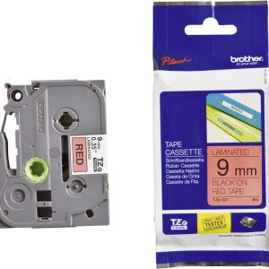 Labeltape Brother TZe, TZ TZe-421 PET Tapekleur: Rood Tekstkleur:Zwart 9 mm 8 m Labeltape Brother TZe, TZ TZe-421 PET Tapekleur: Rood Tekstkleur:Zwart 9 mm 8 m