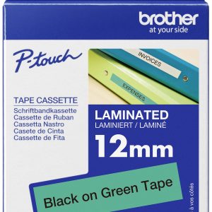 Labeltape Brother TZe, TZ TZe-731 PET Tapekleur: Groen Tekstkleur:Zwart 12 mm 8 m Labeltape Brother TZe, TZ TZe-731 PET Tapekleur: Groen Tekstkleur:Zwart 12 mm 8 m