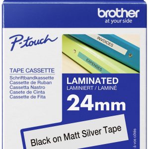 Labeltape Brother TZe, TZ TZe-M951 PET Tapekleur: Zilver (mat) Tekstkleur:Zwart 24 mm 8 m Labeltape Brother TZe, TZ TZe-M951 PET Tapekleur: Zilver (mat) Tekstkleur:Zwart 24 mm 8 m