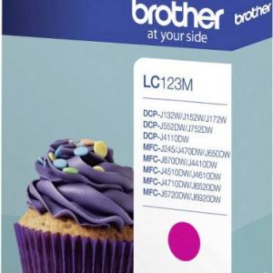 Brother Inktcartridge LC-123M Origineel Magenta LC-123 M Brother Inktcartridge LC-123M Origineel Magenta LC-123 M