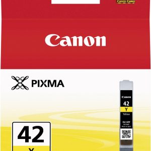 Canon Inktcartridge CLI-42 Y Origineel Single Geel 6387 B 001 Canon Inktcartridge CLI-42 Y Origineel Single Geel 6387 B 001