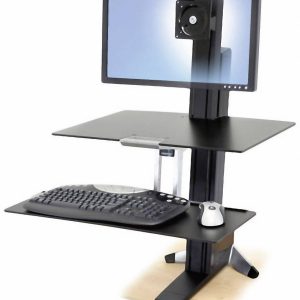 Ergotron WorkFit-S, Single HD with Worksurface+ Monitor-tafelbeugel Aantal monteerbare displays: 1 Display(s) 25,4 cm (1 Ergotron WorkFit-S, Single HD with Worksurface+ Monitor-tafelbeugel Aantal monteerbare displays: 1 Display(s) 25,4 cm (1
