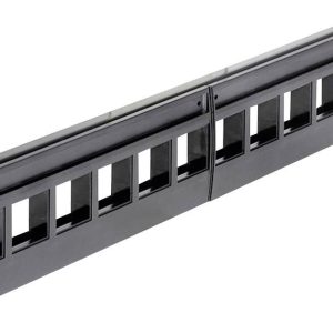 Delock 43259 12 poorten Netwerkpatchpaneel 254 mm (10″) Zonder connectoren 1 HE Meerdere kleuren Niet ingericht