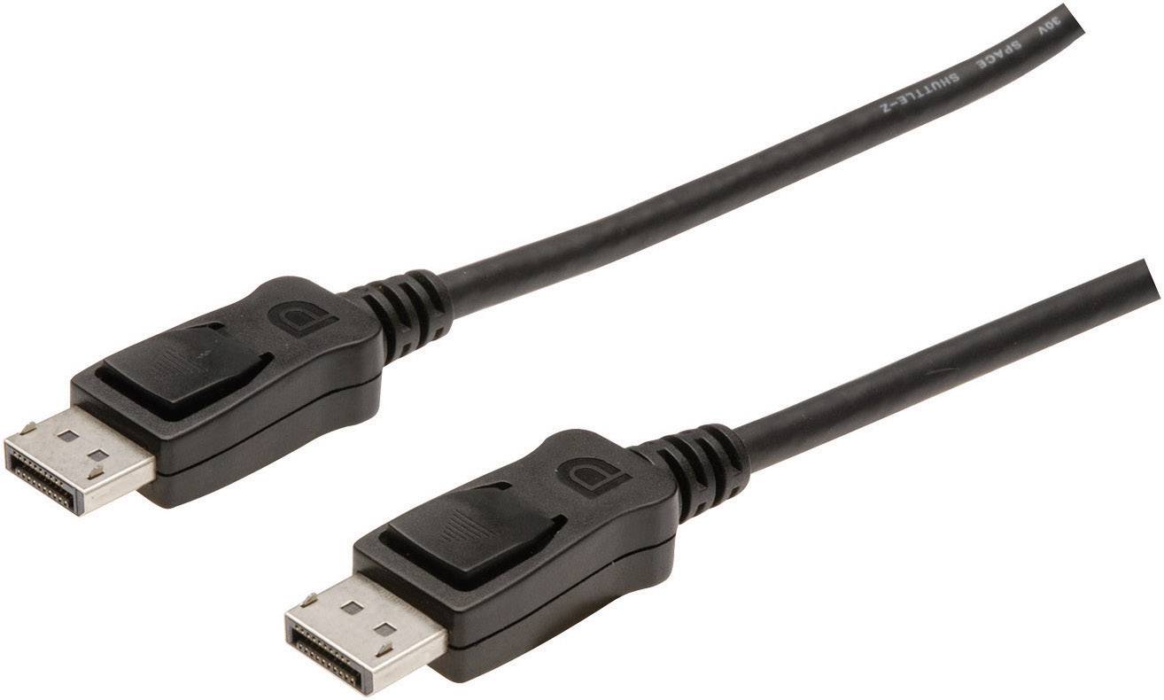 Digitus AK-340103-010-S DisplayPort-kabel DisplayPort Aansluitkabel DisplayPort-stekker, DisplayPort-stekker 1.00 m Zwar