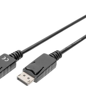 Digitus AK-340103-050-S DisplayPort-kabel DisplayPort Aansluitkabel DisplayPort-stekker, DisplayPort-stekker 5.00 m Zwar