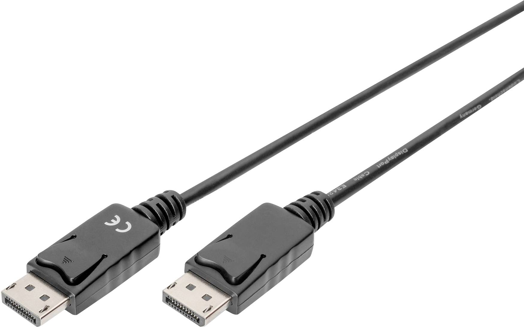 Digitus AK-340103-050-S DisplayPort-kabel DisplayPort Aansluitkabel DisplayPort-stekker, DisplayPort-stekker 5.00 m Zwar