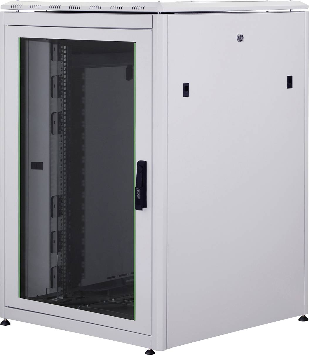 Digitus DN-22U 19-8/8-1 19inch-patchkast (b x h x d) 800 x 1164 x 800 mm 22 HE Grijs-wit (RAL 7035)