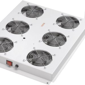 Digitus DN-19 FAN-4-SRV 19 inch 4 x 1 HE Met schakelaar Grijs Digitus DN-19 FAN-4-SRV 19 inch 4 x 1 HE Met schakelaar Grijs