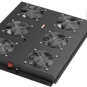 Digitus DN-19 FAN-6-SRV-B 19 inch 6 x 1 HE Met schakelaar Zwart Digitus DN-19 FAN-6-SRV-B 19 inch 6 x 1 HE Met schakelaar Zwart