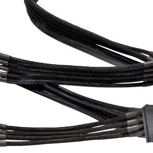 BeQuiet Stroom Aansluitkabel [4x SATA-stroomstekker – 1x bequiet! stroomaansluiting modulair] 0.90 m Zwart