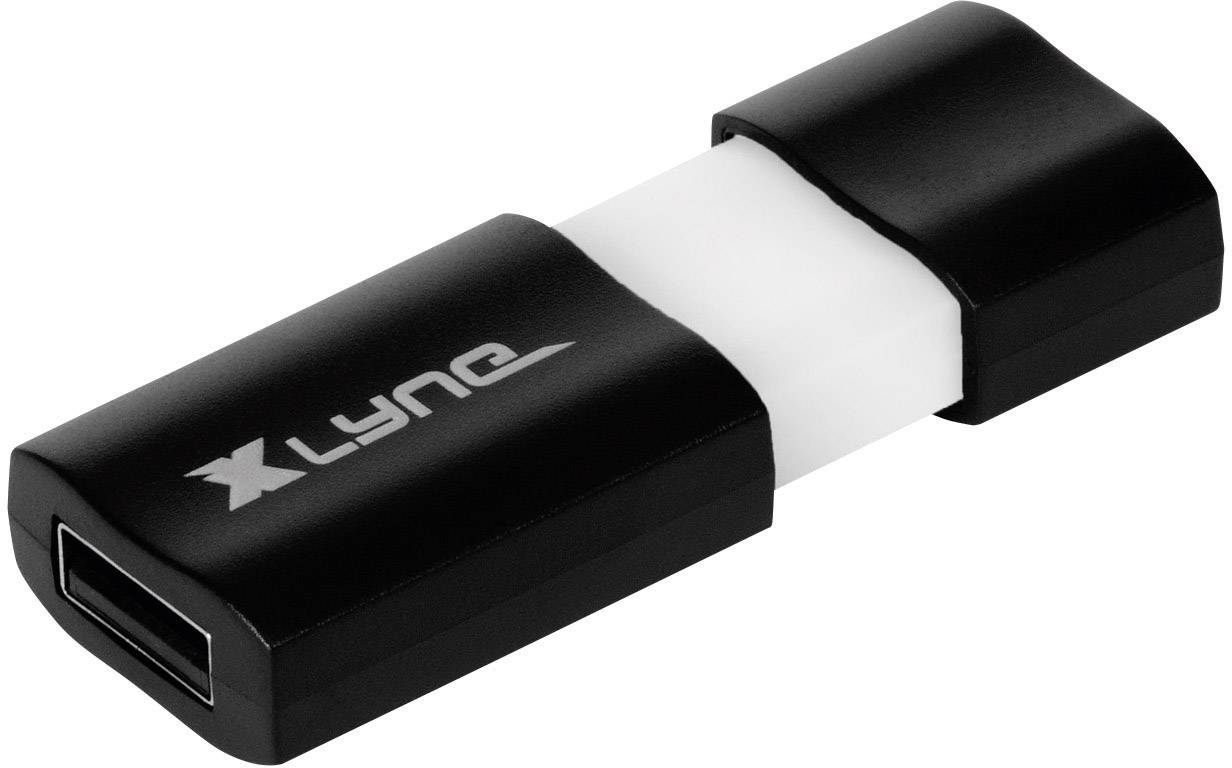 Xlyne Wave USB-stick 128 GB Zwart, Wit 7912800 USB-A 3.2 Gen 1