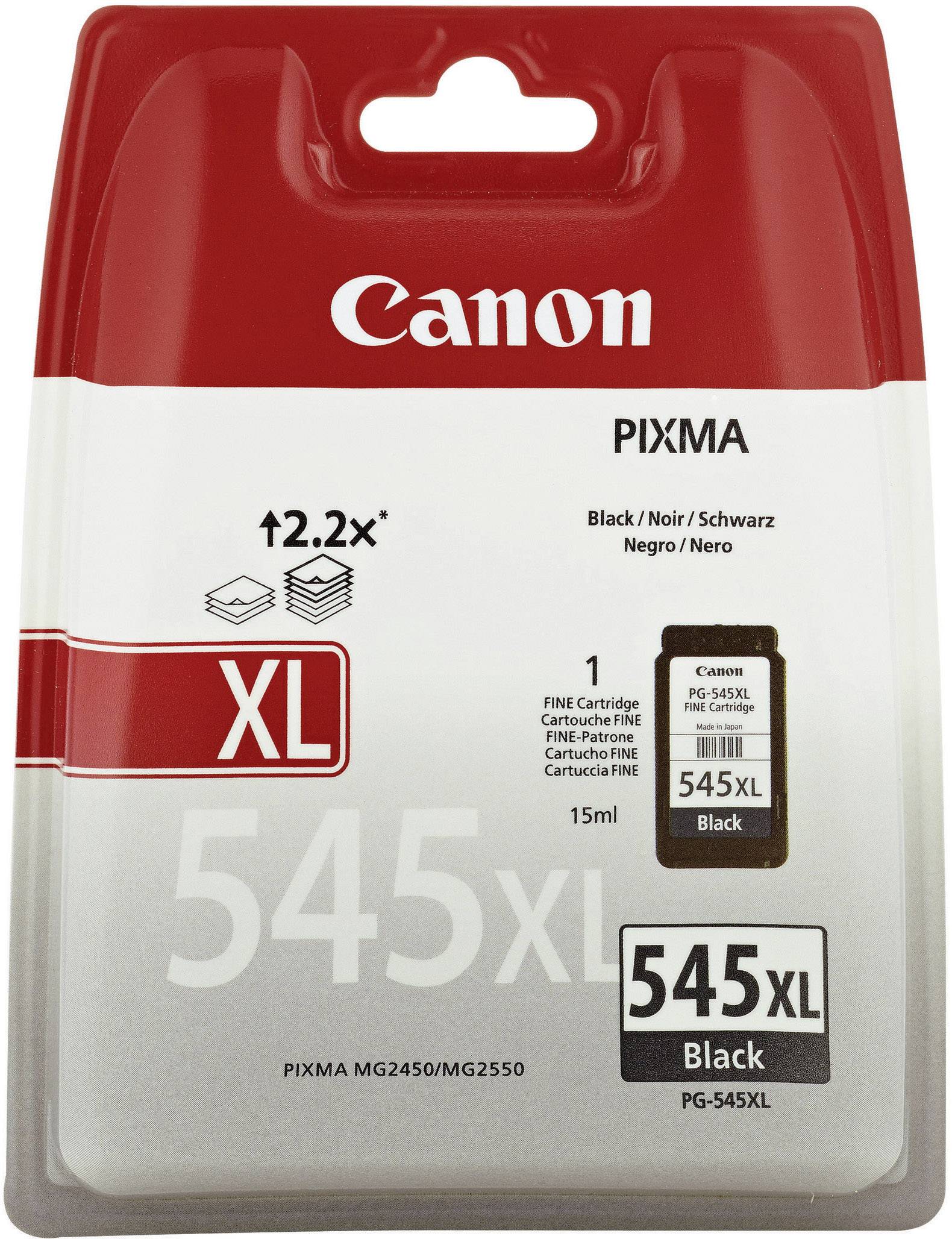 Canon Inktcartridge PG-545 XL Origineel Zwart 8286B001
