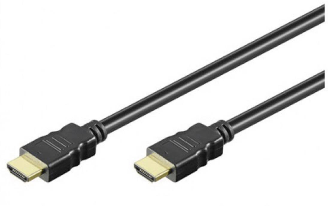 Manhattan 323215-CG HDMI-kabel HDMI Aansluitkabel HDMI-A-stekker, HDMI-A-stekker 2.00 m Zwart 4K UHD, Audio Return Chann