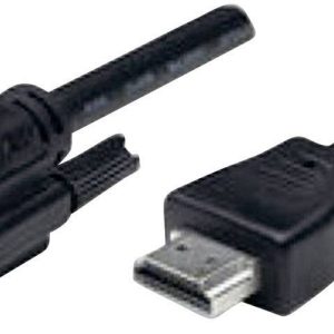 Manhattan HDMI / DVI Adapterkabel HDMI-A-stekker, DVI-D 24+1-polige stekker 1.80 m Zwart 372503-CG Schroefbaar HDMI-kabe