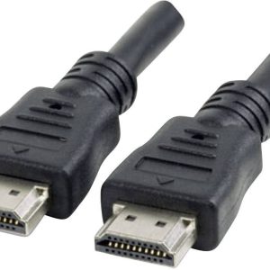 Manhattan 306119-CG HDMI-kabel HDMI Aansluitkabel HDMI-A-stekker, HDMI-A-stekker 1.80 m Zwart 4K UHD