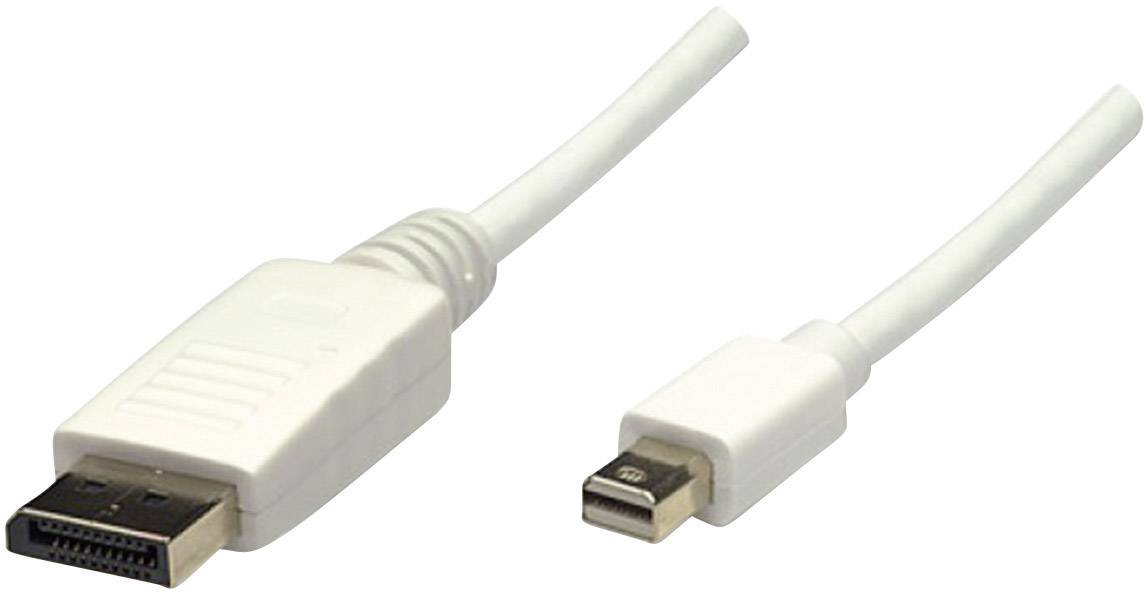 Manhattan 324748-CG DisplayPort-kabel Mini-displayport / DisplayPort Adapterkabel Mini DisplayPort-stekker, DisplayPort-