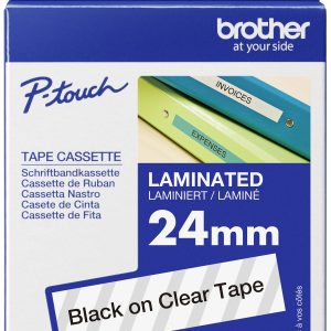 Brother TZe, TZ TZe-151 Tapekleur: Transparant Tekstkleur:Zwart 24 mm 8 m