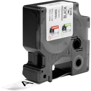 Etiketten DYMO IND RHINO 18489 Tapekleur: Wit Tekstkleur:Zwart 19 mm 3.5 m Etiketten DYMO IND RHINO 18489 Tapekleur: Wit Tekstkleur:Zwart 19 mm 3.5 m