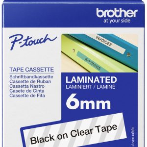 Labeltape Brother TZe, TZ TZe-111 PET Tapekleur: Transparant Tekstkleur:Zwart 6 mm 8 m Labeltape Brother TZe, TZ TZe-111 PET Tapekleur: Transparant Tekstkleur:Zwart 6 mm 8 m