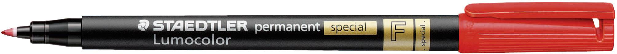 Staedtler Lumocolor permanent special F 319 F-2 Permanent marker Rood Watervast: Ja