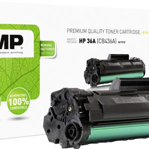 KMP Toner vervangt HP 36A, CB436A Compatibel Zwart 2000 bladzijden H-T112 1211,0000