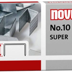 Novus Office 040-0003 Type nietje: No. 10 Nietjes 1000 stuk(s) Nietcapaciteit: 20 vel (80 g/m²) Novus Office 040-0003 Type nietje: No. 10 Nietjes 1000 stuk(s) Nietcapaciteit: 20 vel (80 g/m²)