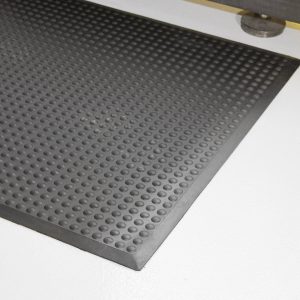 COBA Europe BF010003 BUBBLEMAT Anfang/Endstück Rubberen mat (l x b x h) 900 x 600 x 14 mm Zwart