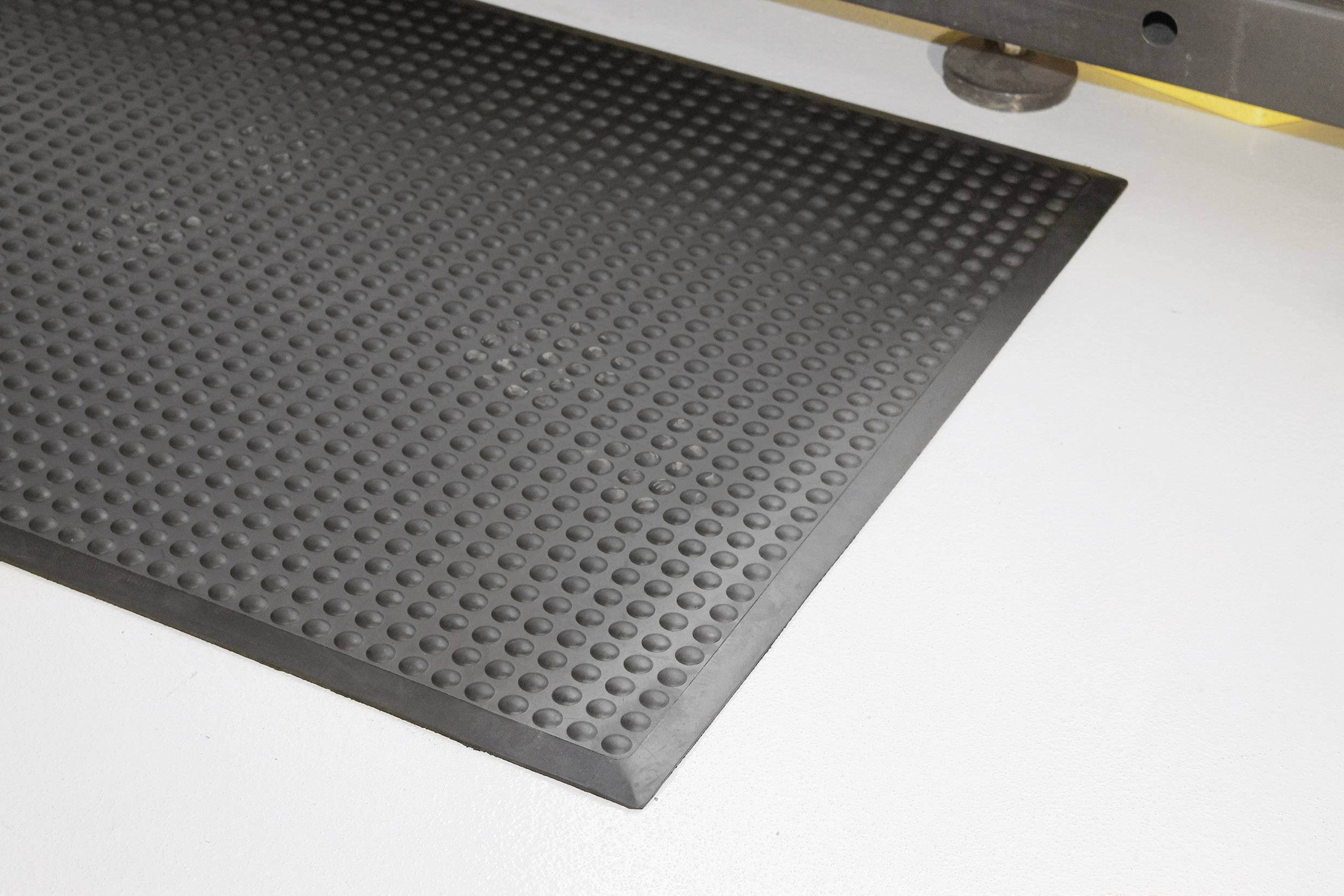 COBA Europe BF010003 BUBBLEMAT Anfang/Endstück Rubberen mat (l x b x h) 900 x 600 x 14 mm Zwart