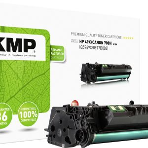 KMP Toner vervangt Canon, HP 49A, 49X, Q5949A, Q5949X Compatibel Zwart 12000 bladzijden H-T80 1128,5000 KMP Toner vervangt Canon, HP 49A, 49X, Q5949A, Q5949X Compatibel Zwart 12000 bladzijden H-T80 1128,5000