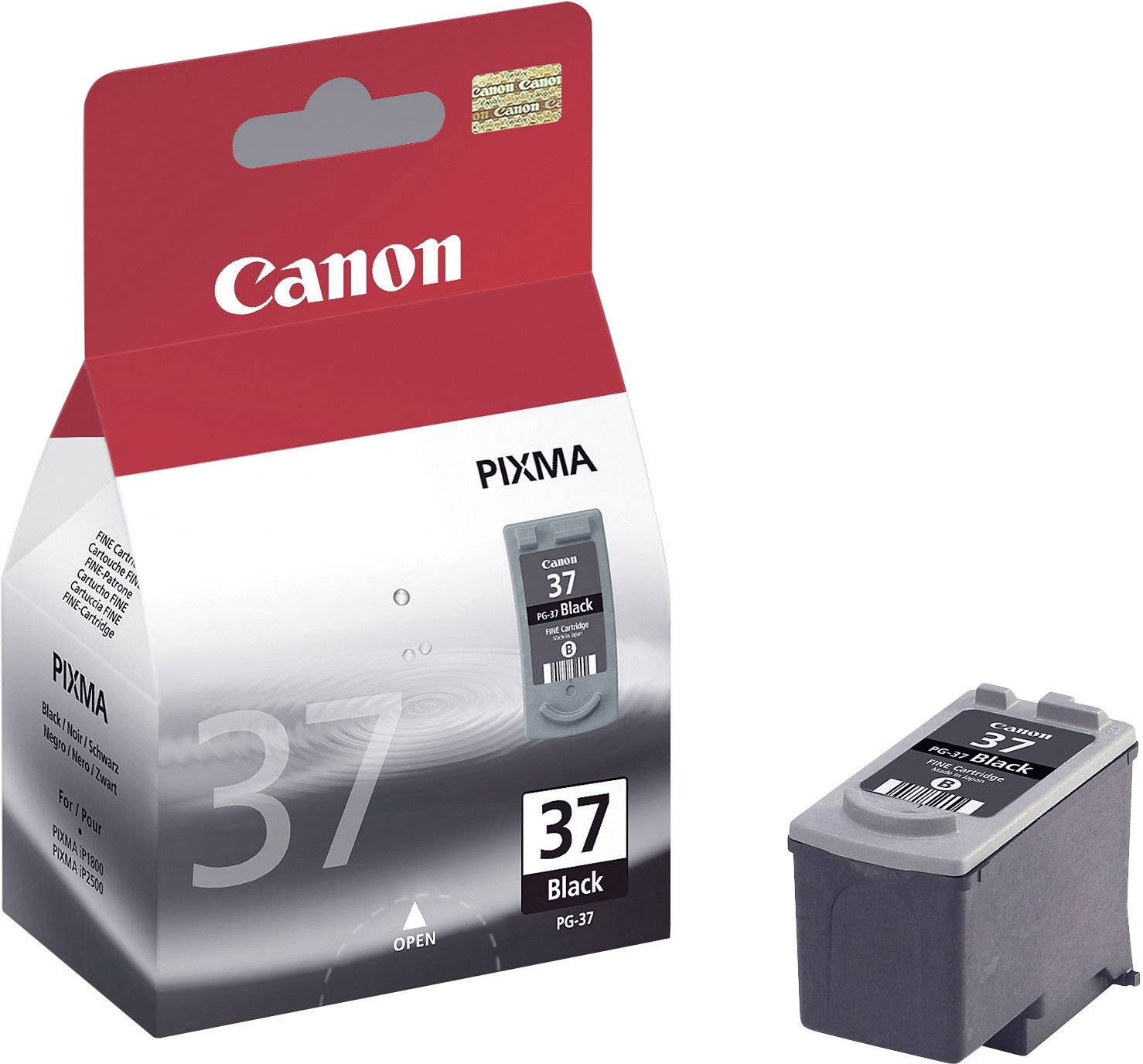 Canon Inktcartridge PG-37 Origineel Zwart 2145B001
