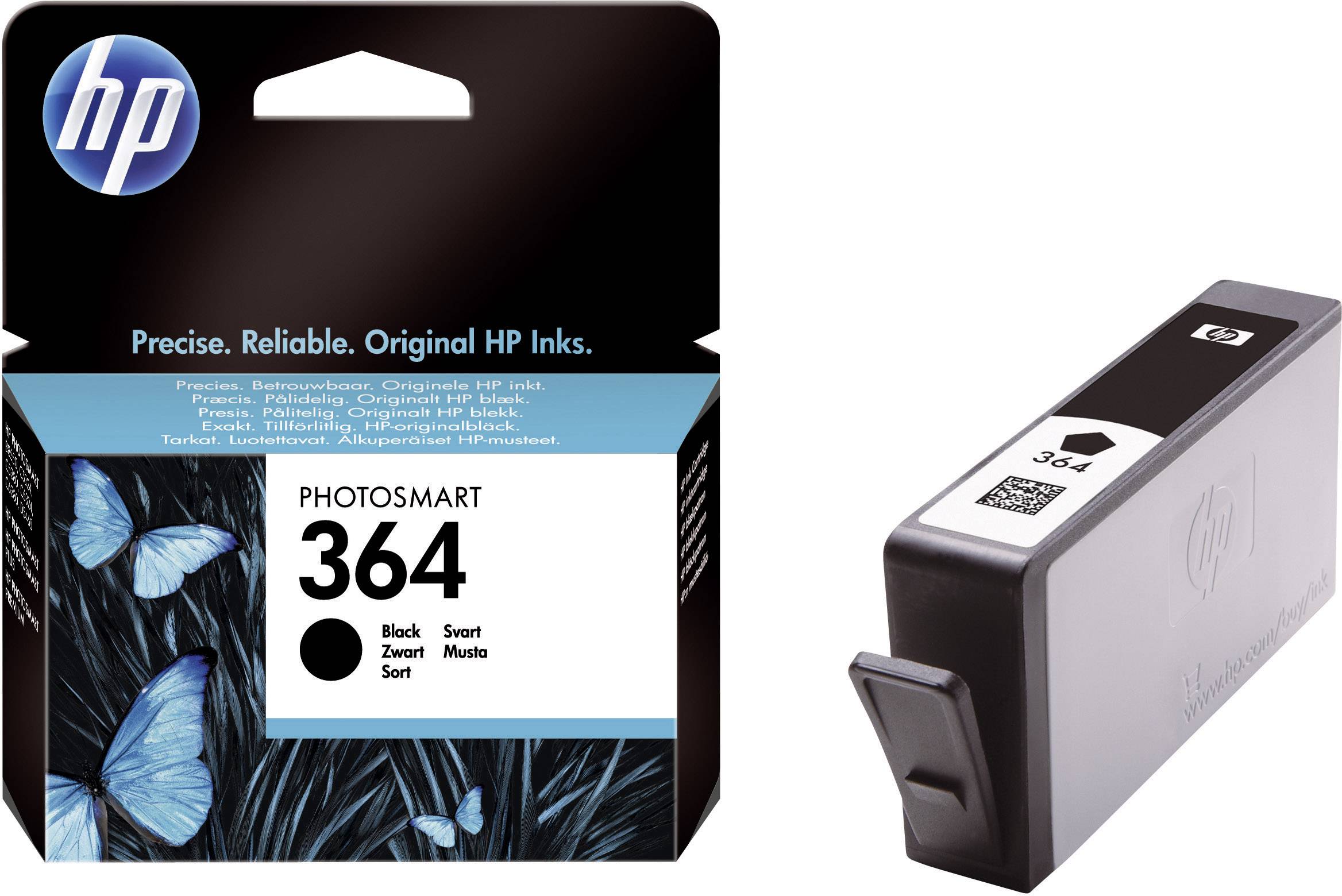 HP Inktcartridge 364 Origineel Zwart CB316EE Inkt