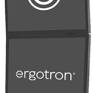 Ergotron DS100 Monitor-tafelbeugel Aantal monteerbare displays: 2 Display(s) 25,4 cm (10″) – 68,6 cm (27″) Zwart Kantelb