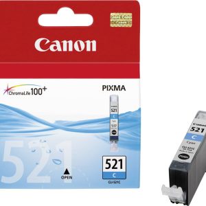 Canon Inktcartridge CLI-521 C Origineel Cyaan 2934B001 Canon Inktcartridge CLI-521 C Origineel Cyaan 2934B001