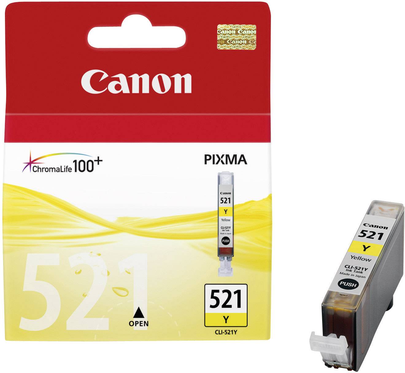 Canon Inktcartridge CLI-521 Y Origineel Geel 2936B001