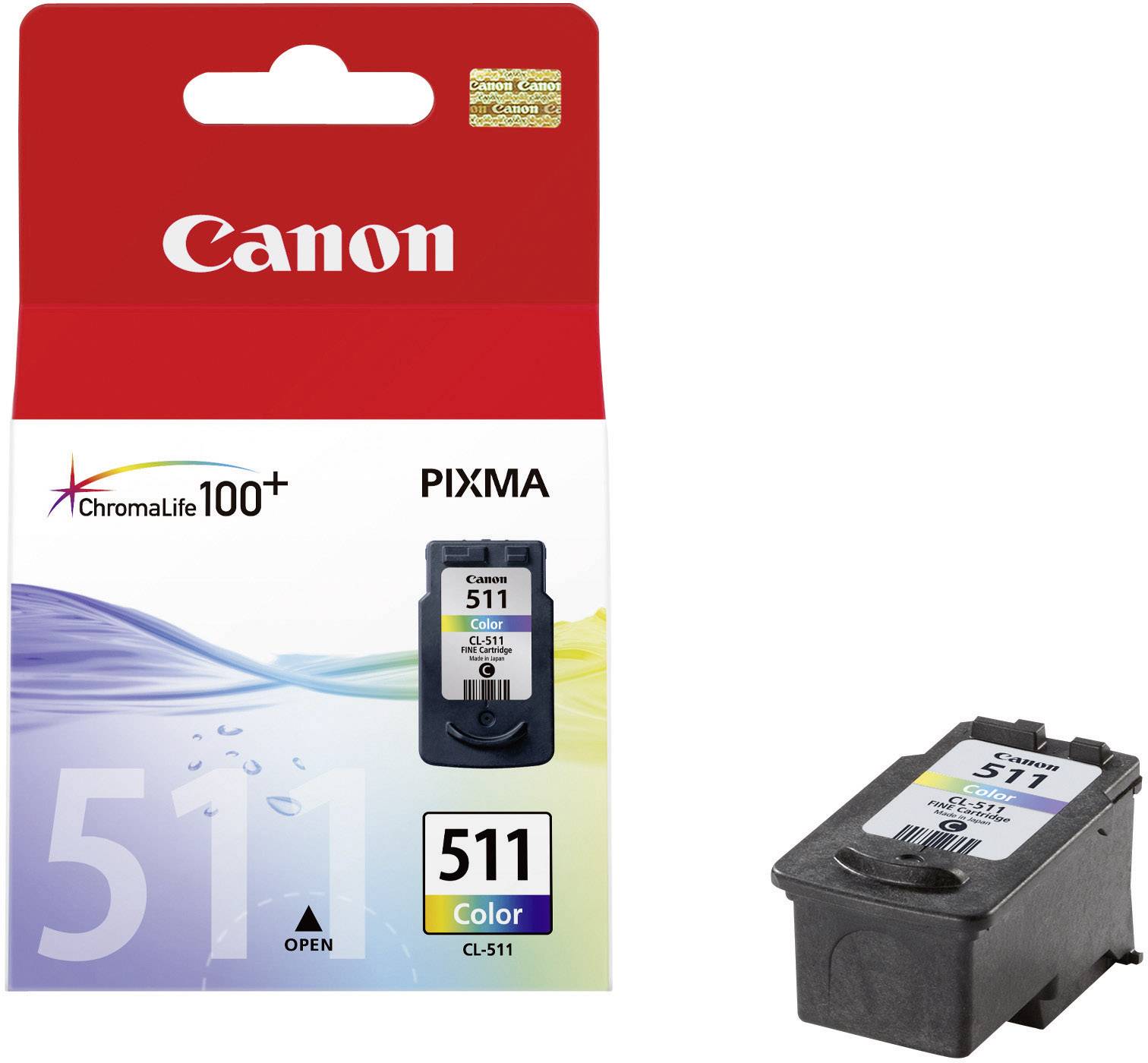 Canon Inktcartridge CL-511 Origineel Enkel Kleur 2972B001