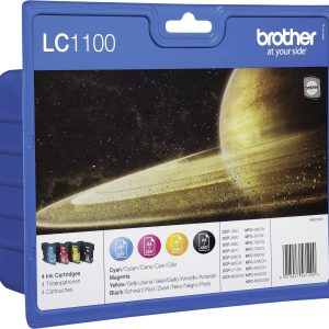 Brother Inkt LC-1100 Zwart, Cyaan, Magenta, Geel Brother Inkt LC-1100 Zwart, Cyaan, Magenta, Geel
