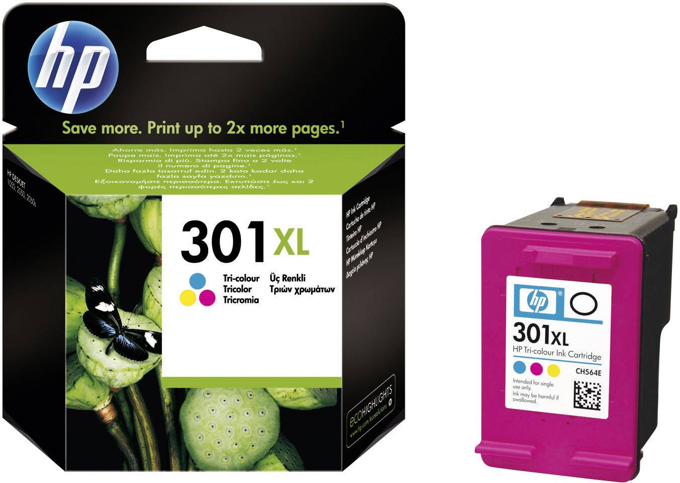 HP Inkt 301XL Cyaan, Magenta, Geel