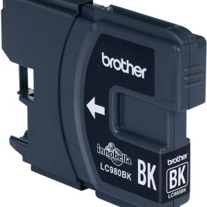 Brother Inktcartridge LC-980BK Origineel Zwart LC-980 BK Brother Inktcartridge LC-980BK Origineel Zwart LC-980 BK