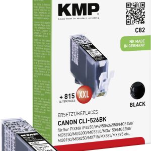 KMP Inktcartridge vervangt Canon CLI-526BK Compatibel Zwart C82 1514,0001 KMP Inktcartridge vervangt Canon CLI-526BK Compatibel Zwart C82 1514,0001