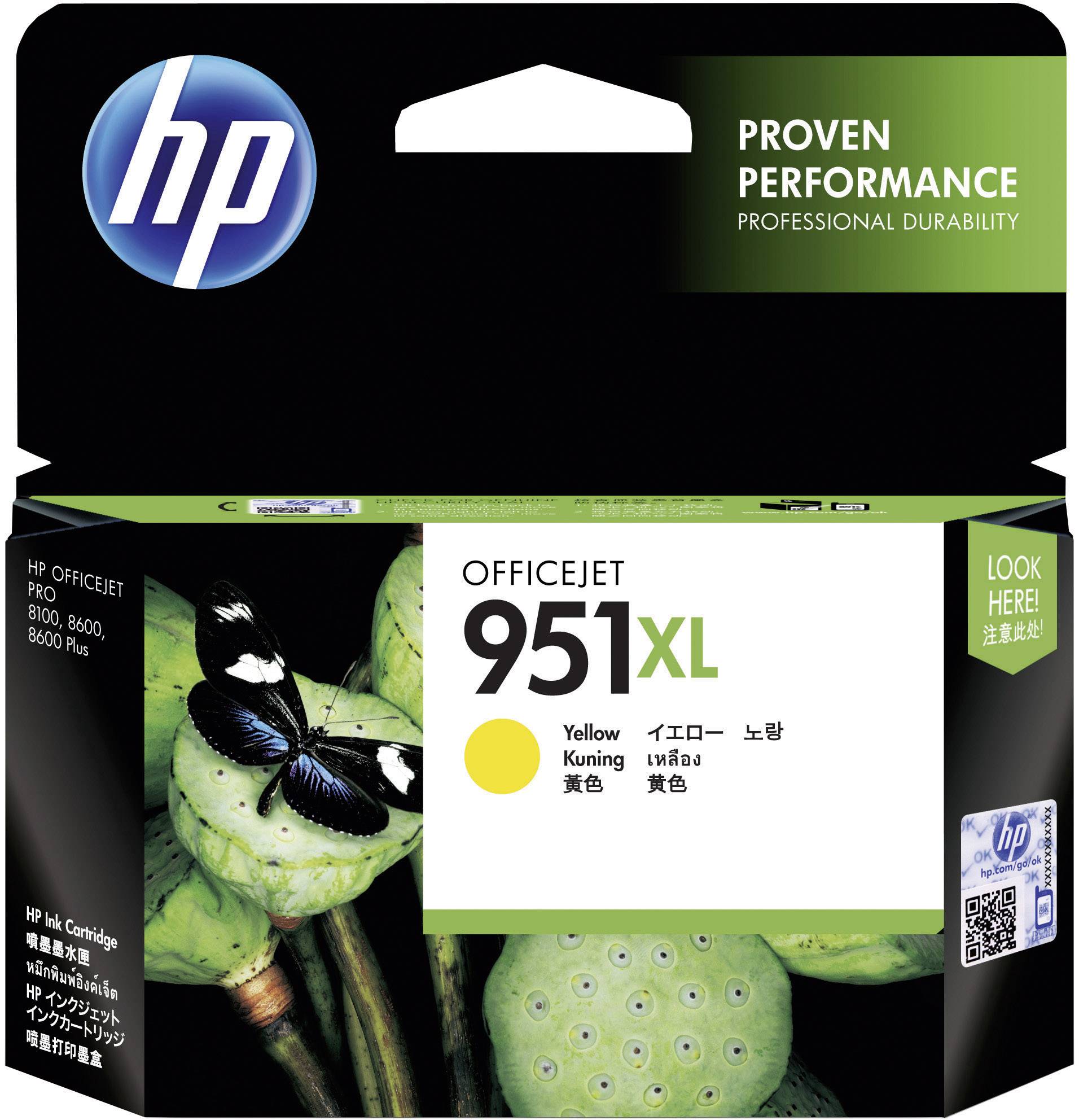 HP Inktcartridge 951XL Origineel Geel CN048AE Inkt