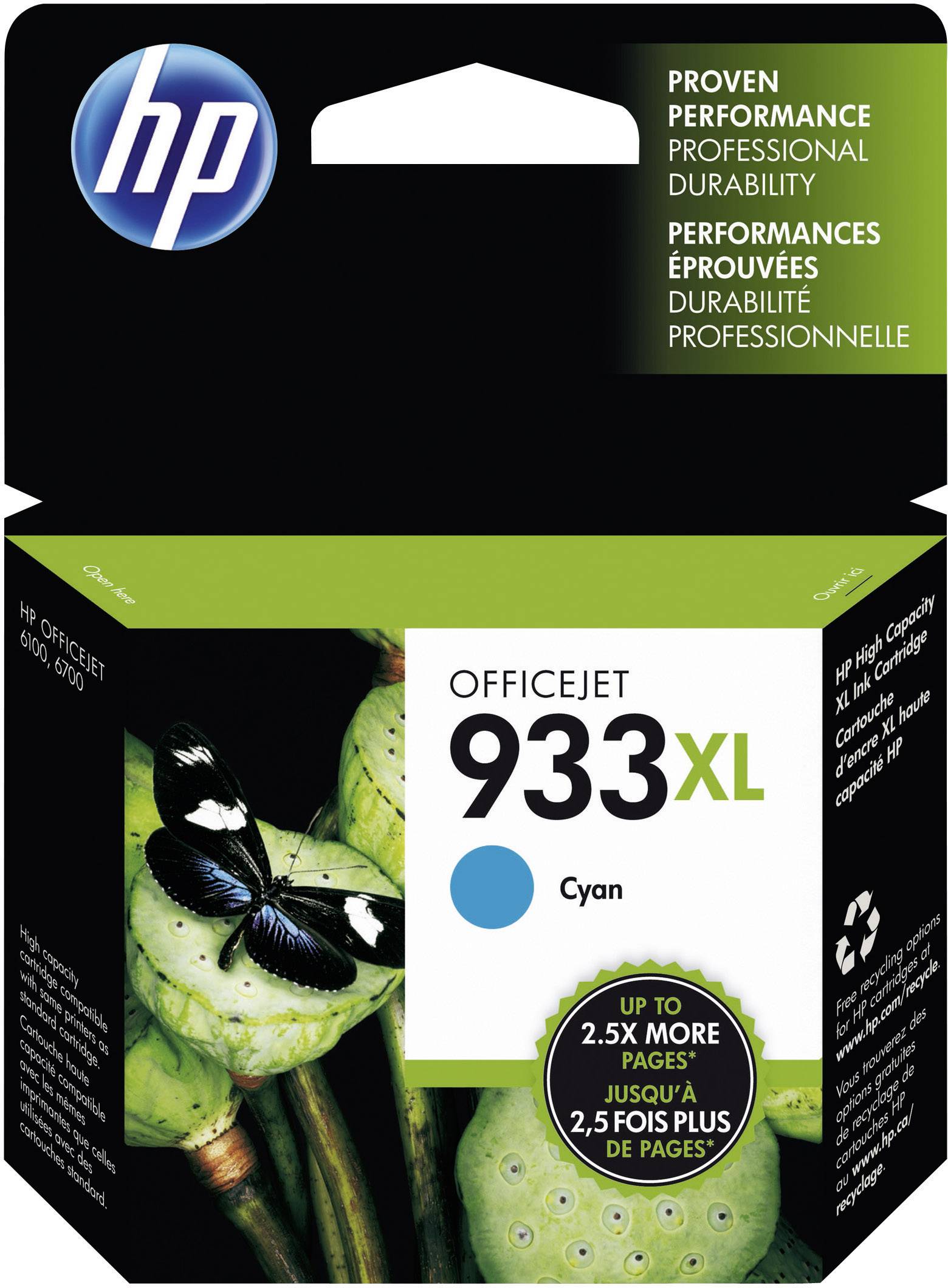 HP Inkt 933XL Cyaan
