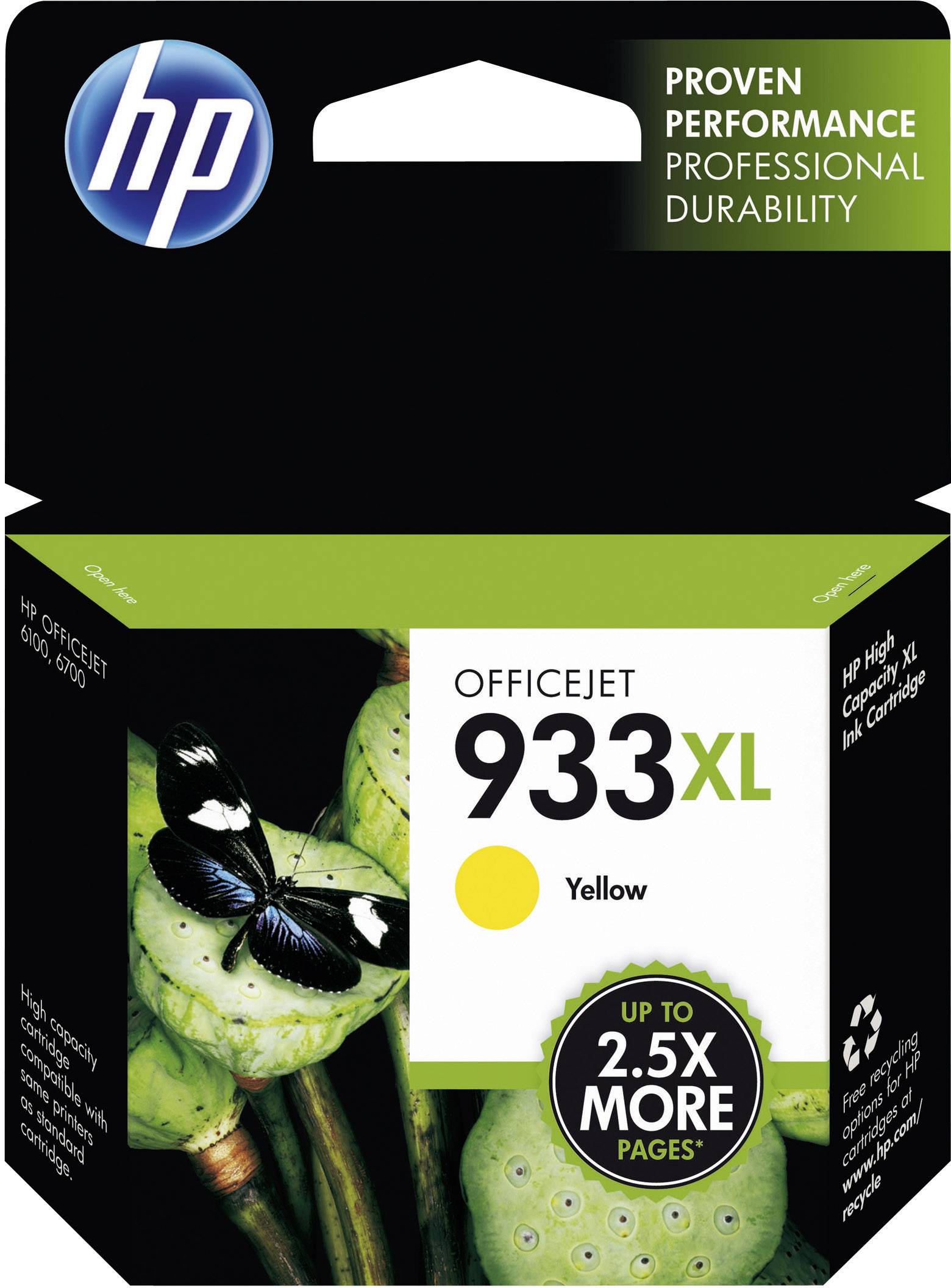 HP Inkt 933XL Geel