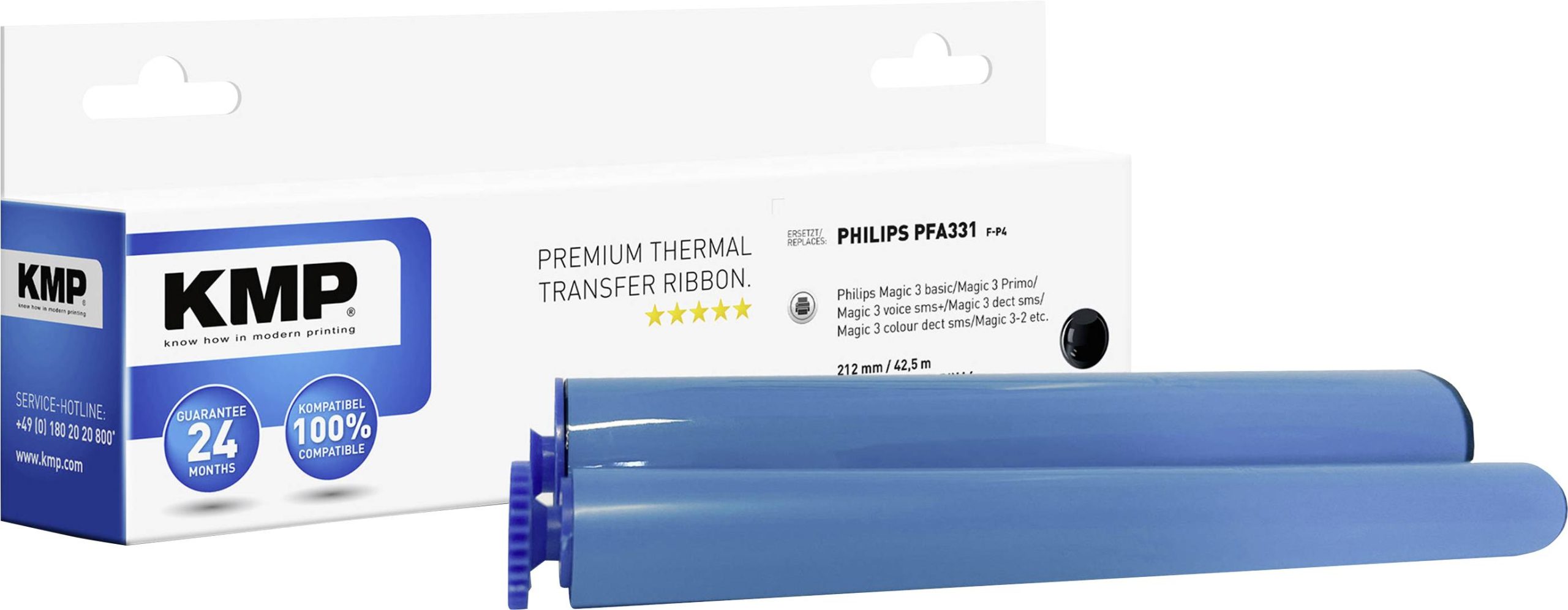 KMP Thermo-transferrol voor fax vervangt Philips PFA 331 Compatibel 140 bladzijden Zwart 1 stuk(s) F-P4 71000,0021