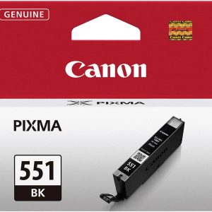 Canon Inktcartridge CLI-551 BK Origineel Zwart 6508B001 Canon Inktcartridge CLI-551 BK Origineel Zwart 6508B001