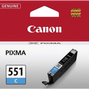 Canon Inktcartridge CLI-551 C Origineel Cyaan 6509B001 Canon Inktcartridge CLI-551 C Origineel Cyaan 6509B001