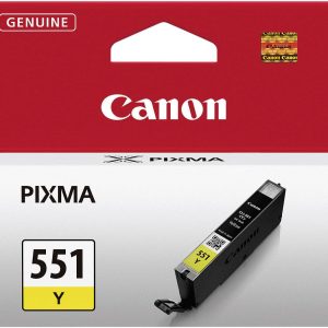 Canon Inktcartridge CLI-551 Y Origineel Geel 6511B001 Canon Inktcartridge CLI-551 Y Origineel Geel 6511B001